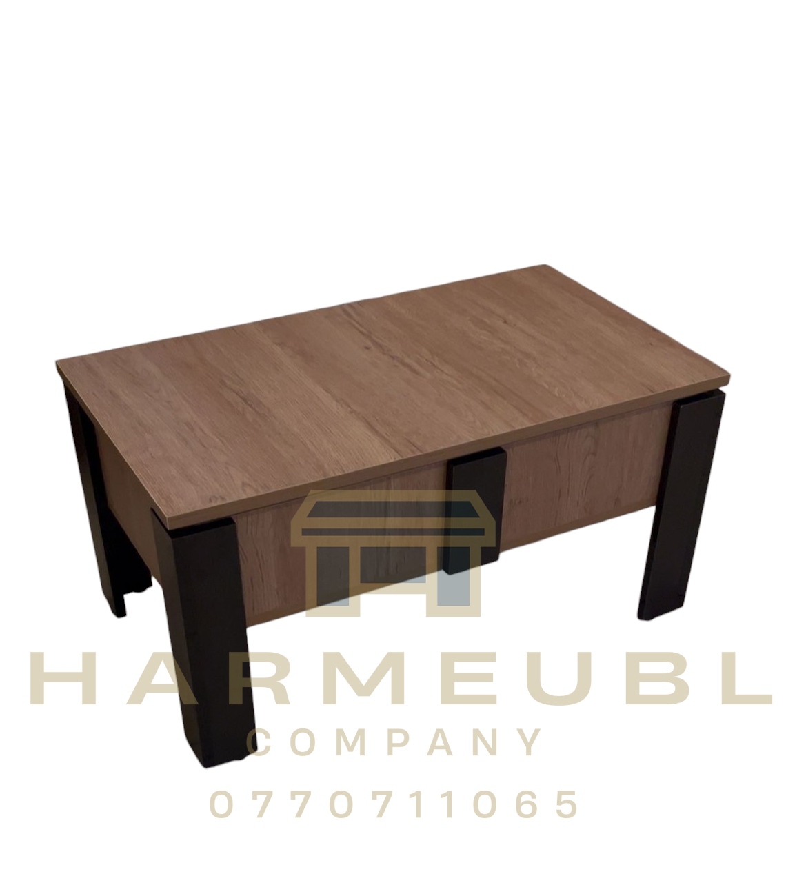 Table basse moderne avec coffre secret طاولة قهوة عصرية مع خزنة سرية