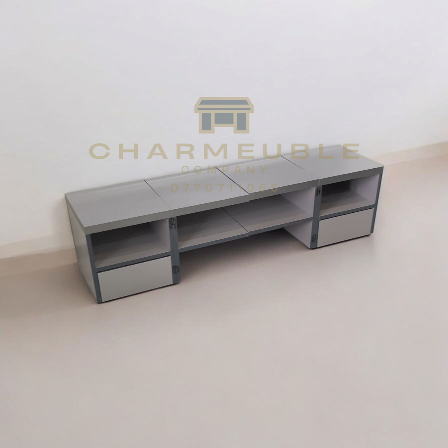 Meuble multifonctions convertible  (Meuble TV, Table basse, Meuble de coin..)