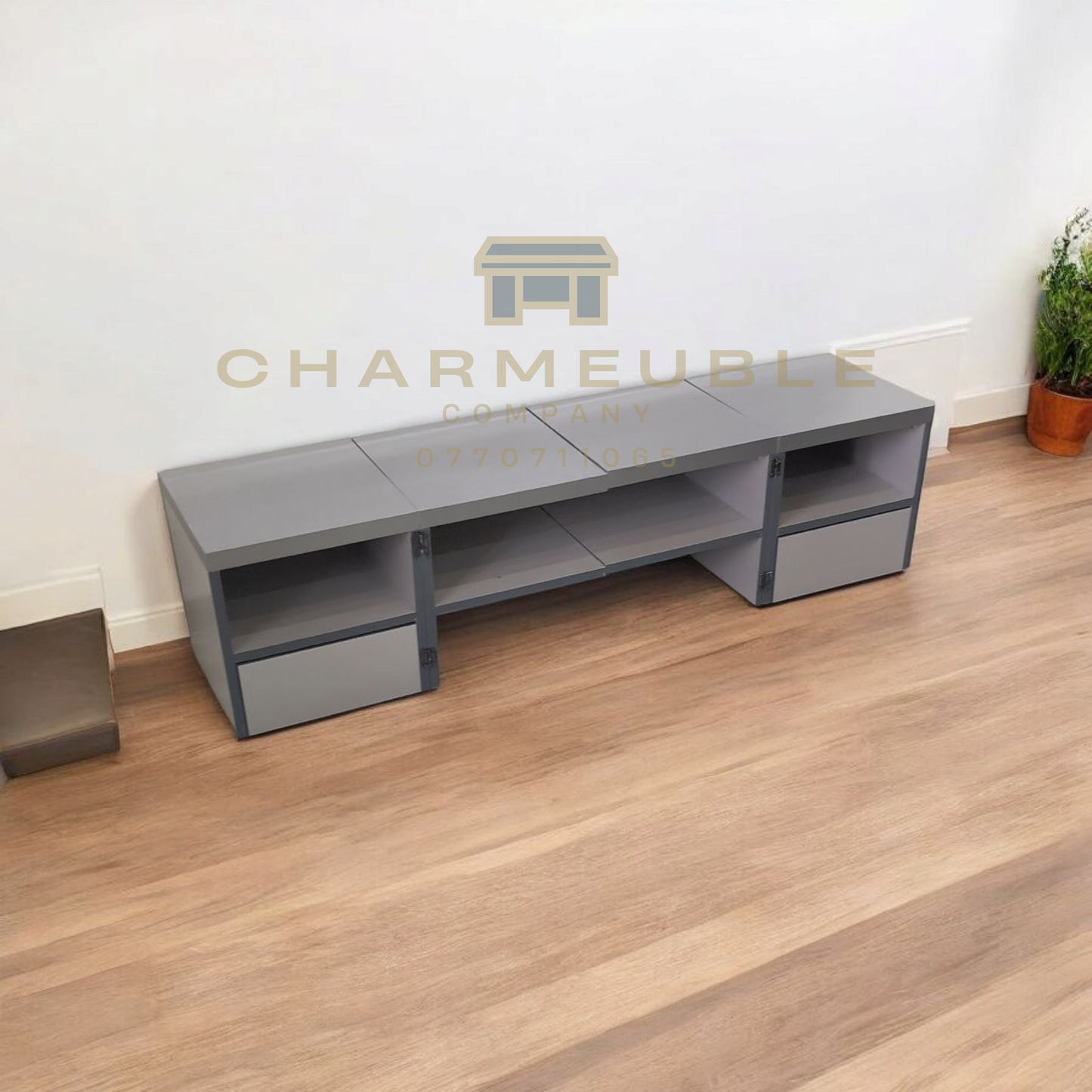 Meuble multifonctions convertible  (Meuble TV, Table basse, Meuble de coin..)