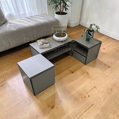 Meuble multifonctions convertible  (Meuble TV, Table basse, Meuble de coin..)