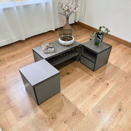 Meuble multifonctions convertible  (Meuble TV, Table basse, Meuble de coin..)