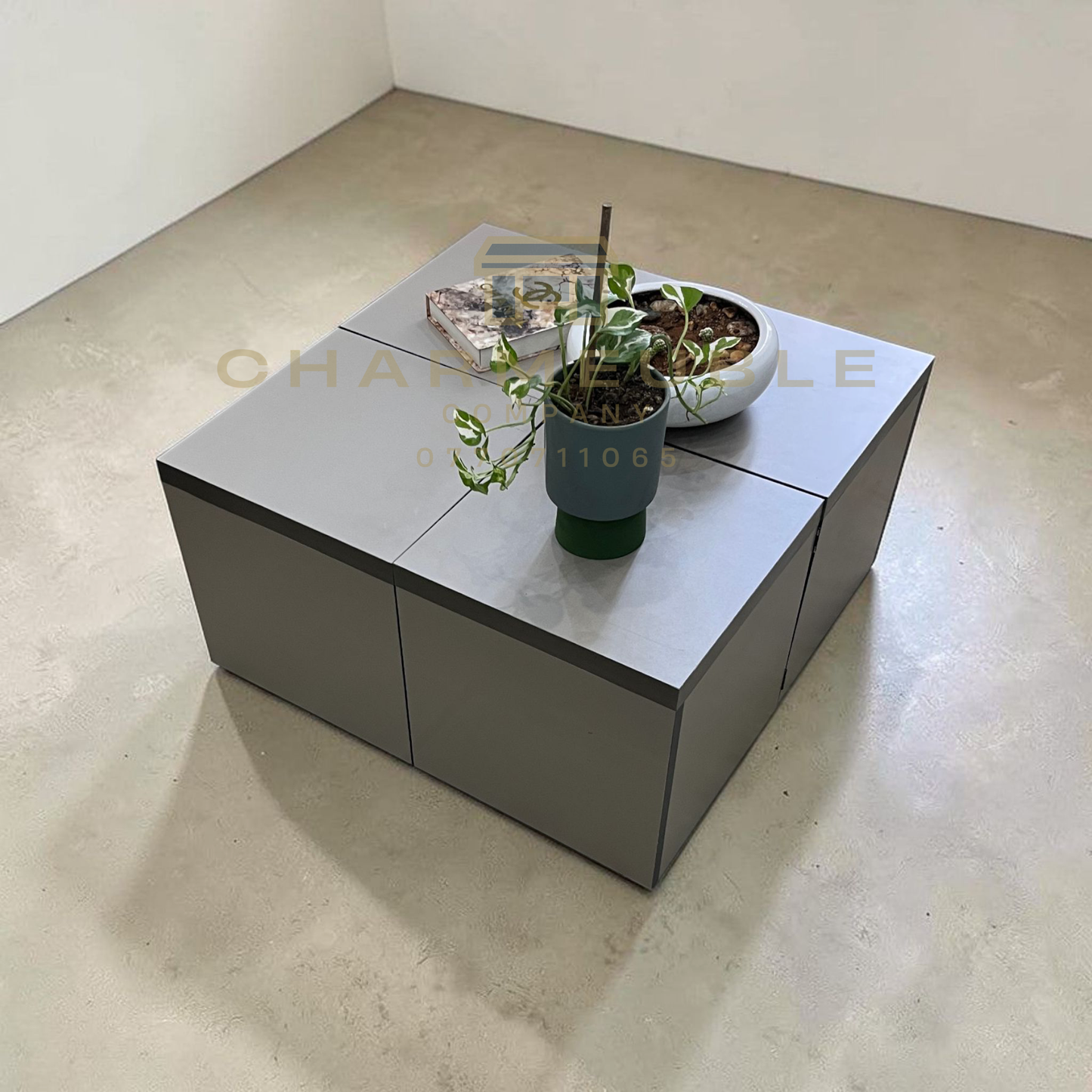 Meuble multifonctions convertible  (Meuble TV, Table basse, Meuble de coin..)