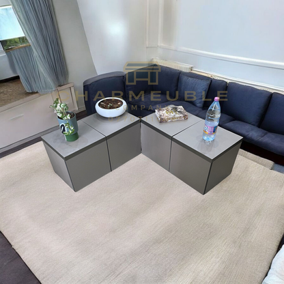 Meuble multifonctions convertible  (Meuble TV, Table basse, Meuble de coin..)