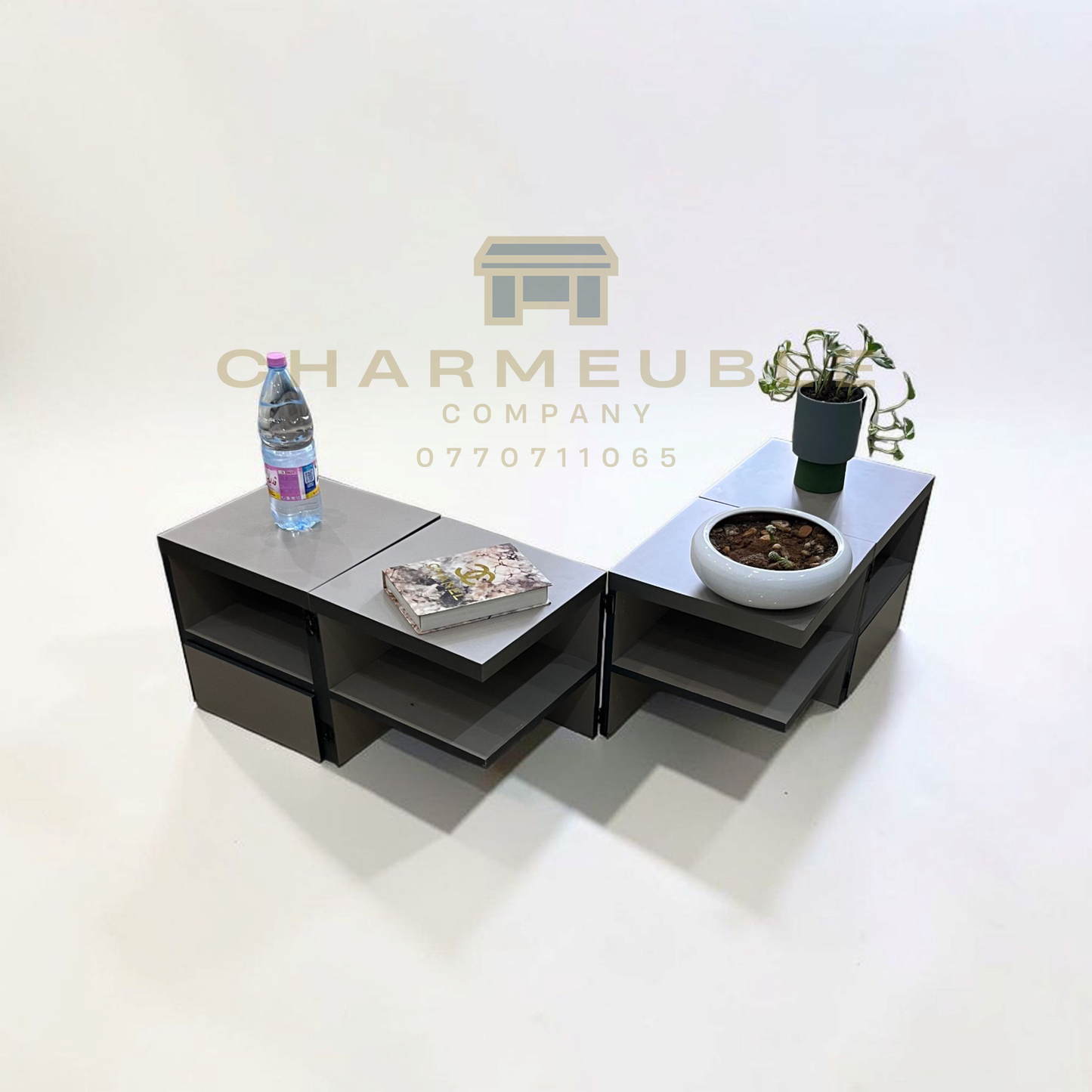 Meuble multifonctions convertible  (Meuble TV, Table basse, Meuble de coin..)