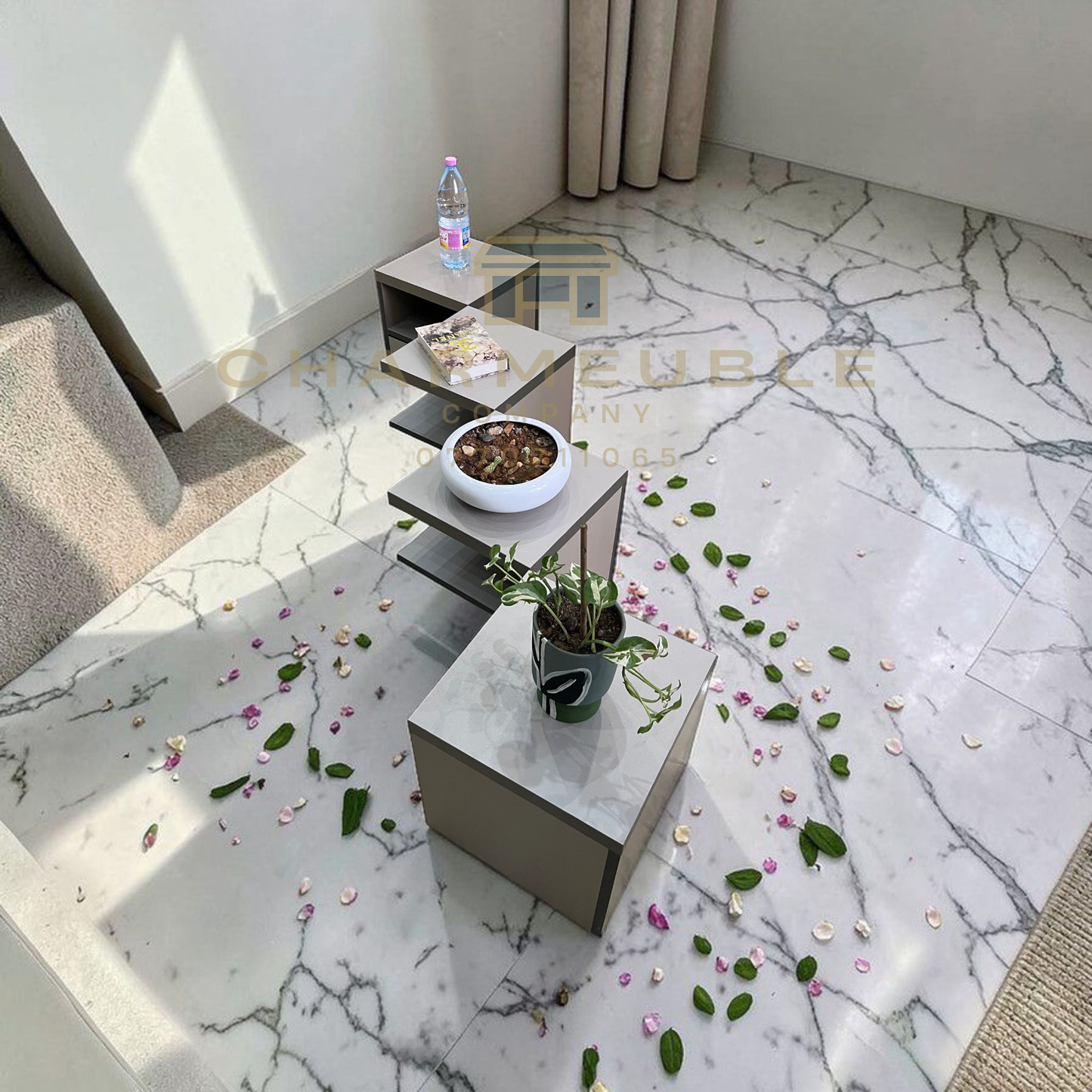 Meuble multifonctions convertible  (Meuble TV, Table basse, Meuble de coin..)