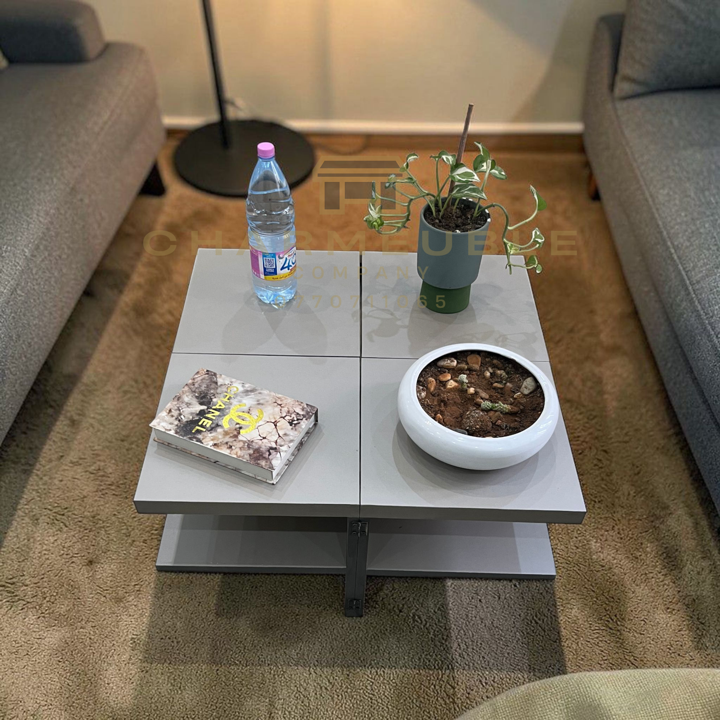 Meuble multifonctions convertible  (Meuble TV, Table basse, Meuble de coin..)