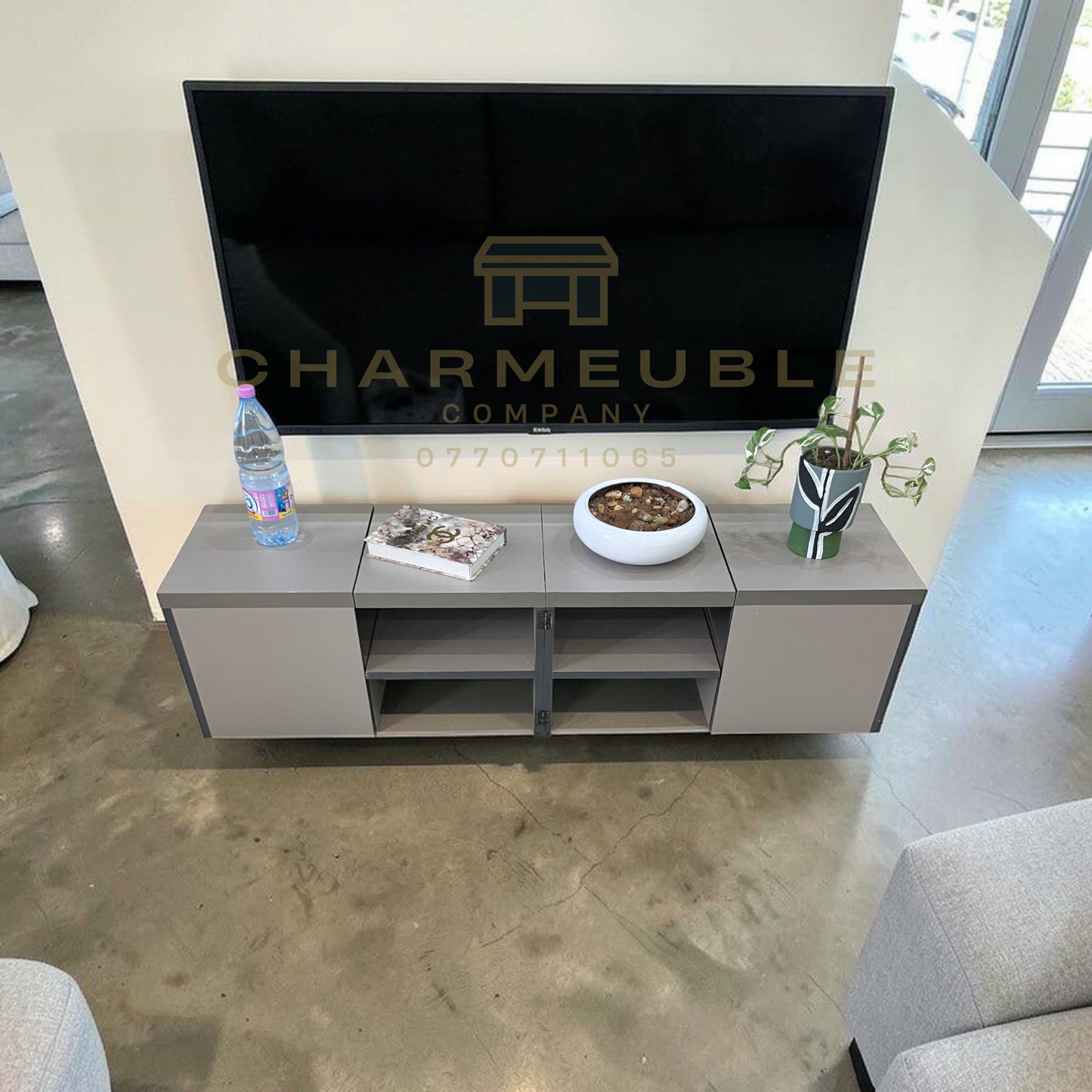 Meuble multifonctions convertible  (Meuble TV, Table basse, Meuble de coin..)