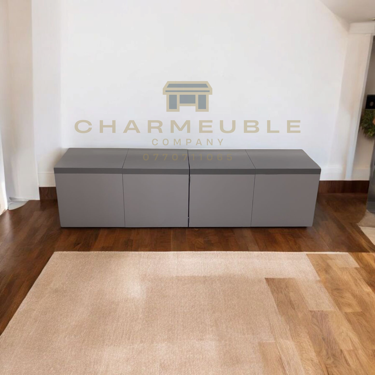 Meuble multifonctions convertible  (Meuble TV, Table basse, Meuble de coin..)