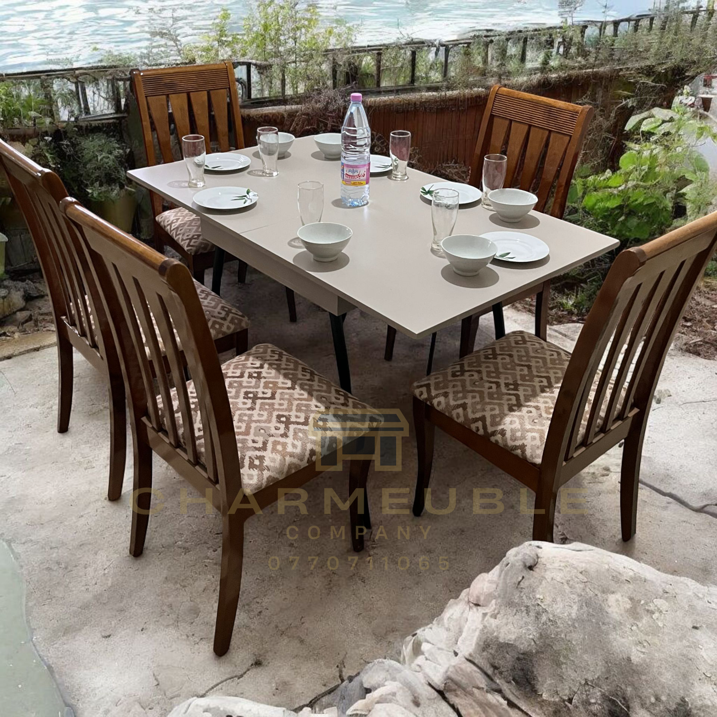 table extensible moderne avec espace de rangement  طاولة عصرية قابلة للتمديد مع مساحة تخزين