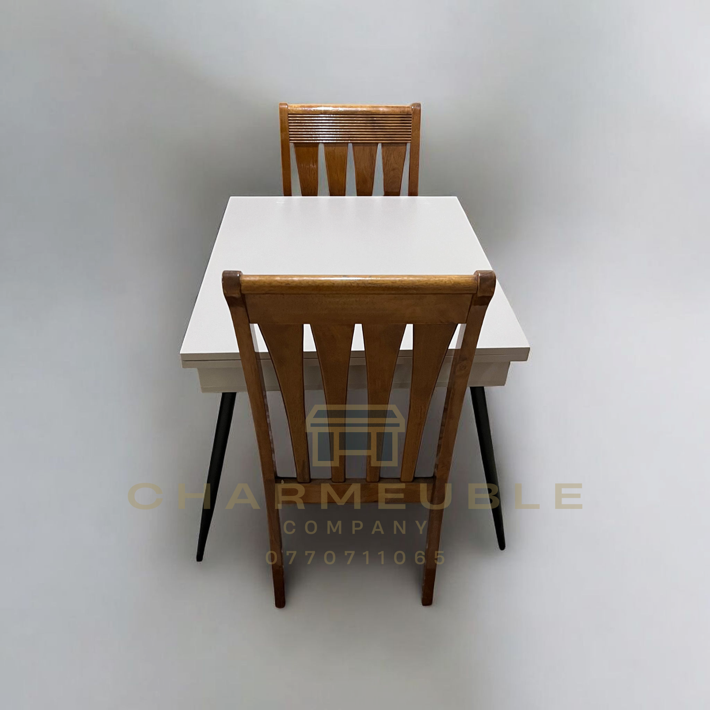 table extensible moderne avec espace de rangement  طاولة عصرية قابلة للتمديد مع مساحة تخزين