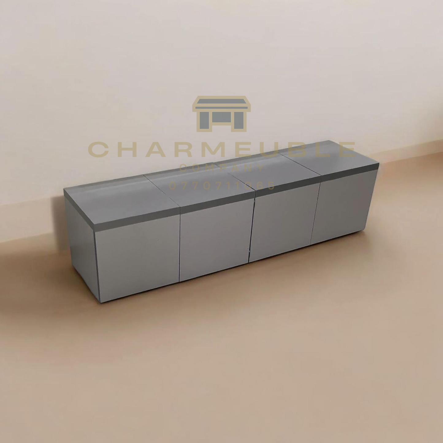 Meuble multifonctions convertible  (Meuble TV, Table basse, Meuble de coin..)